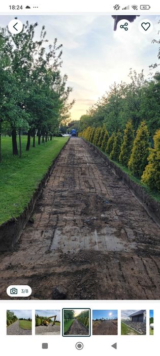 Budowa dróg dojazdowych z kruszywa frezu