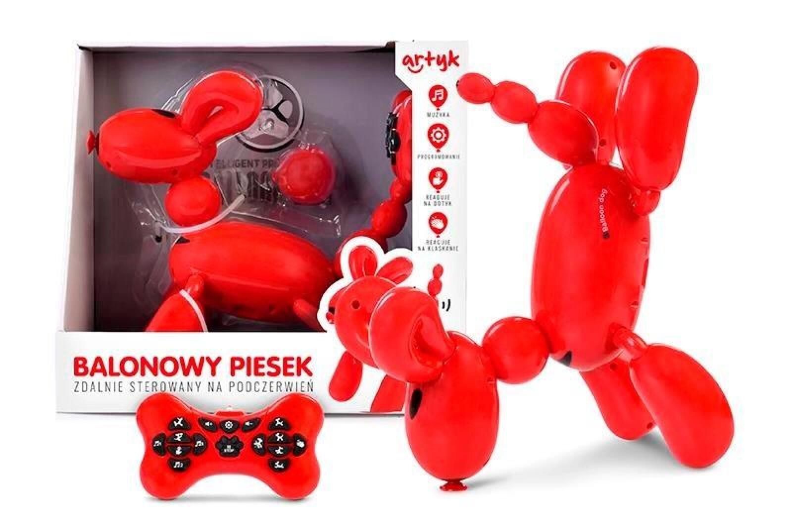 Balonowy piesek zdalnie sterowany Toys For Boys pudełko,278x311 mm