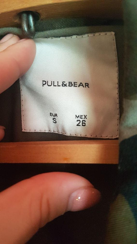 Котоновий піджак ,жакет комуфляж Pull&Bear