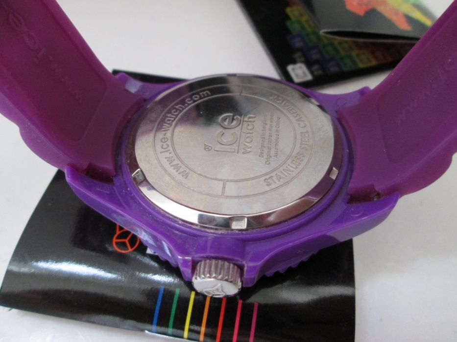 ICE WATCH zegarek unisex silikonowy fioletowy