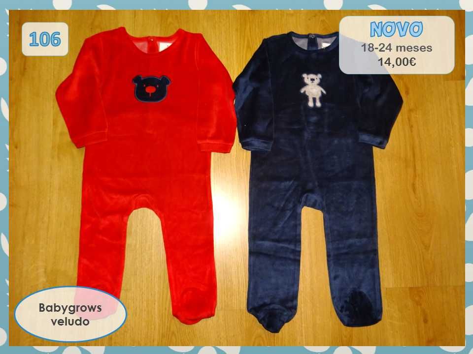 Babygrows 18 e 18-24 meses