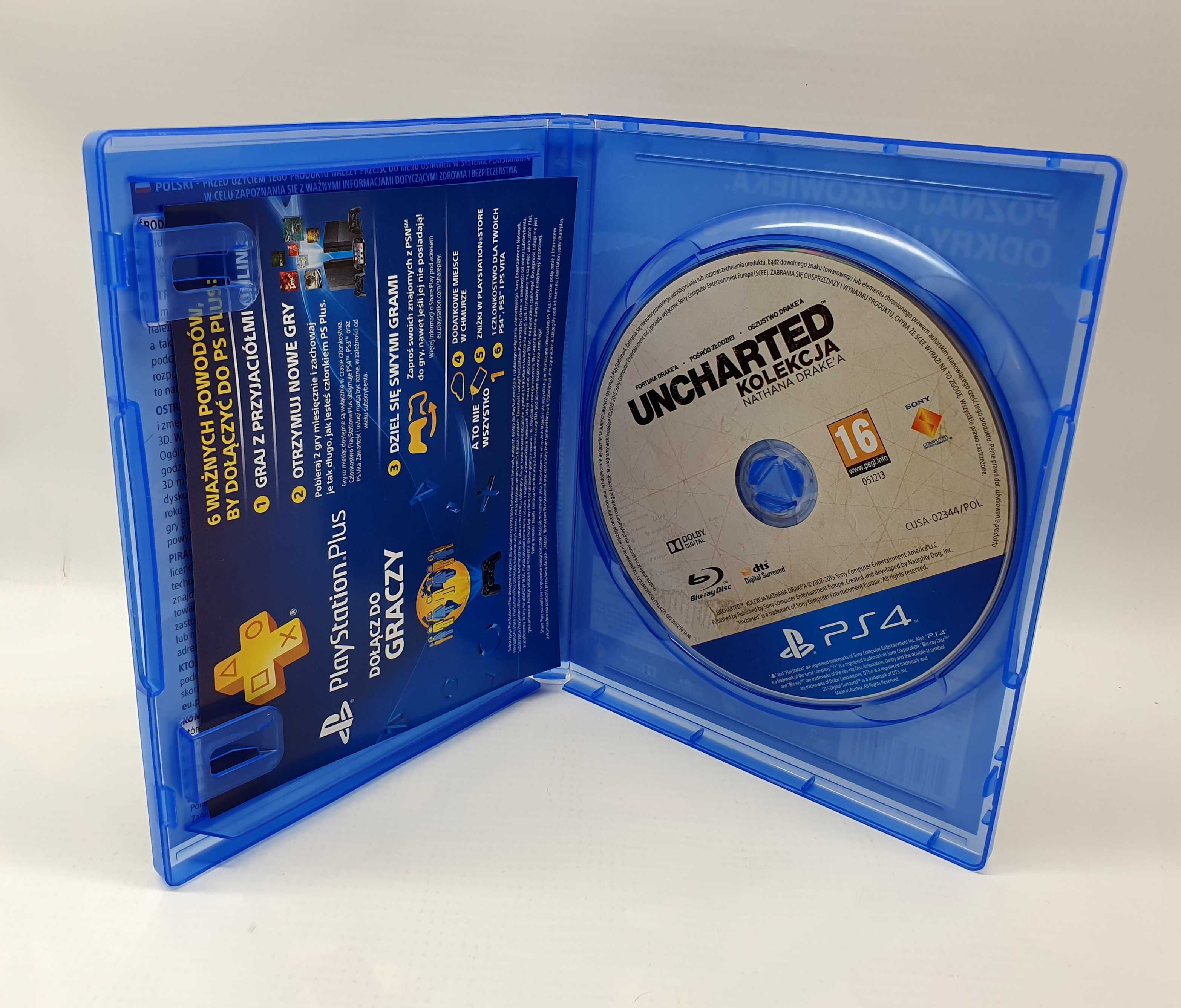 Gra UNCHARTED Kolekcja NATHANA DRAKE'A PS4, Komis Jasło Czackiego