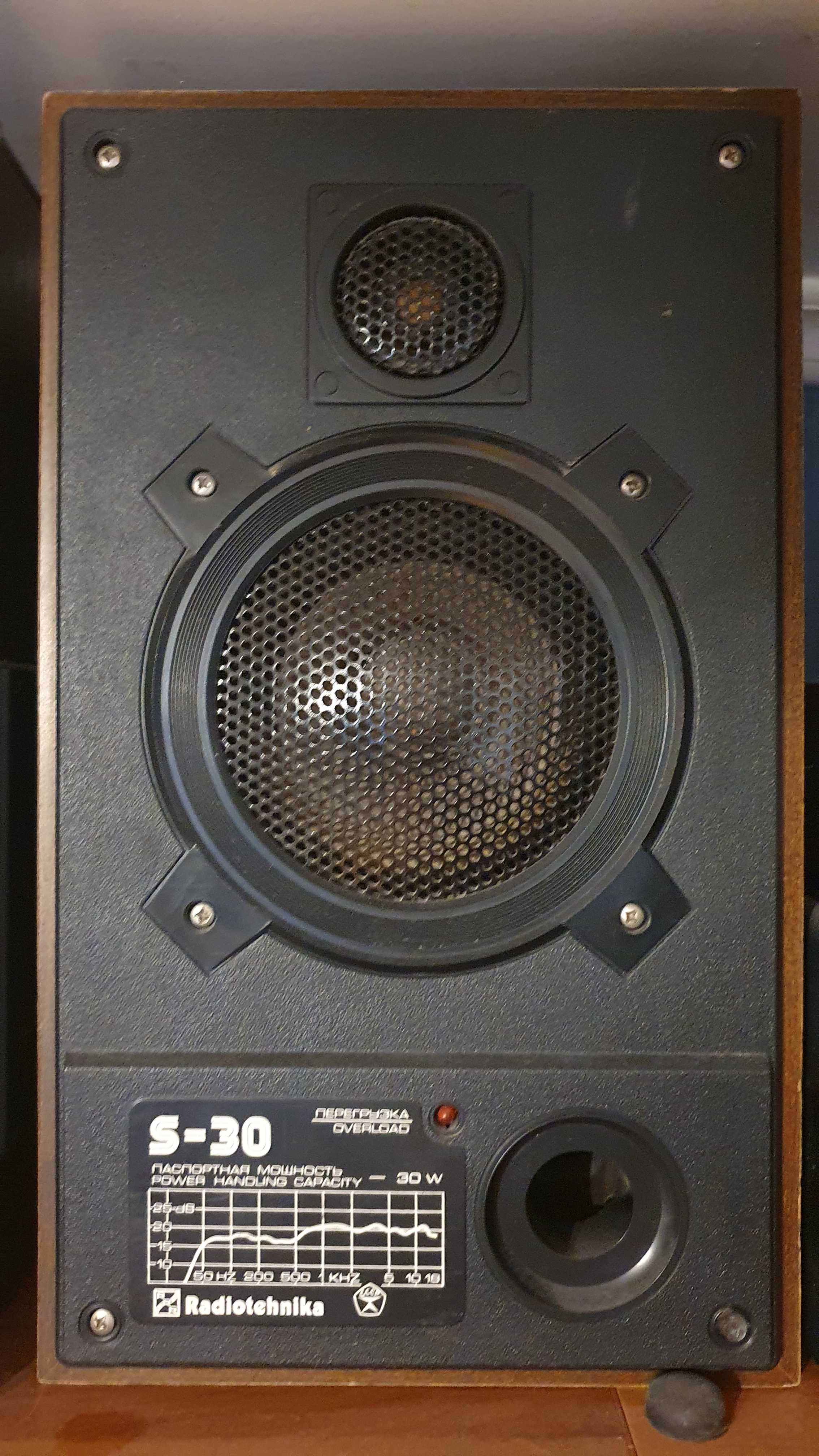 Магнитофон Маяк 233 + Усилитель Vega + Колонки Radiotehnika S30