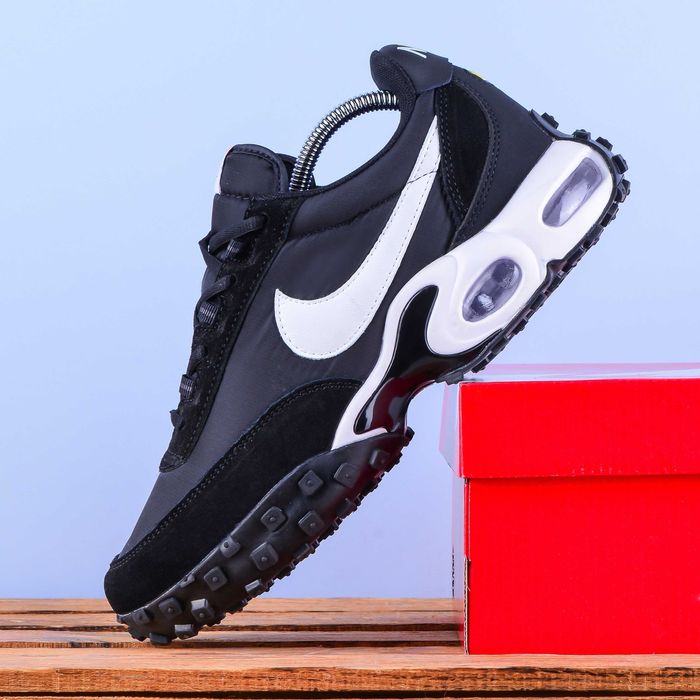 (2080)Термо Зимові Чоловічі Кросівки Nike Air Max Waffle (41-46) найк