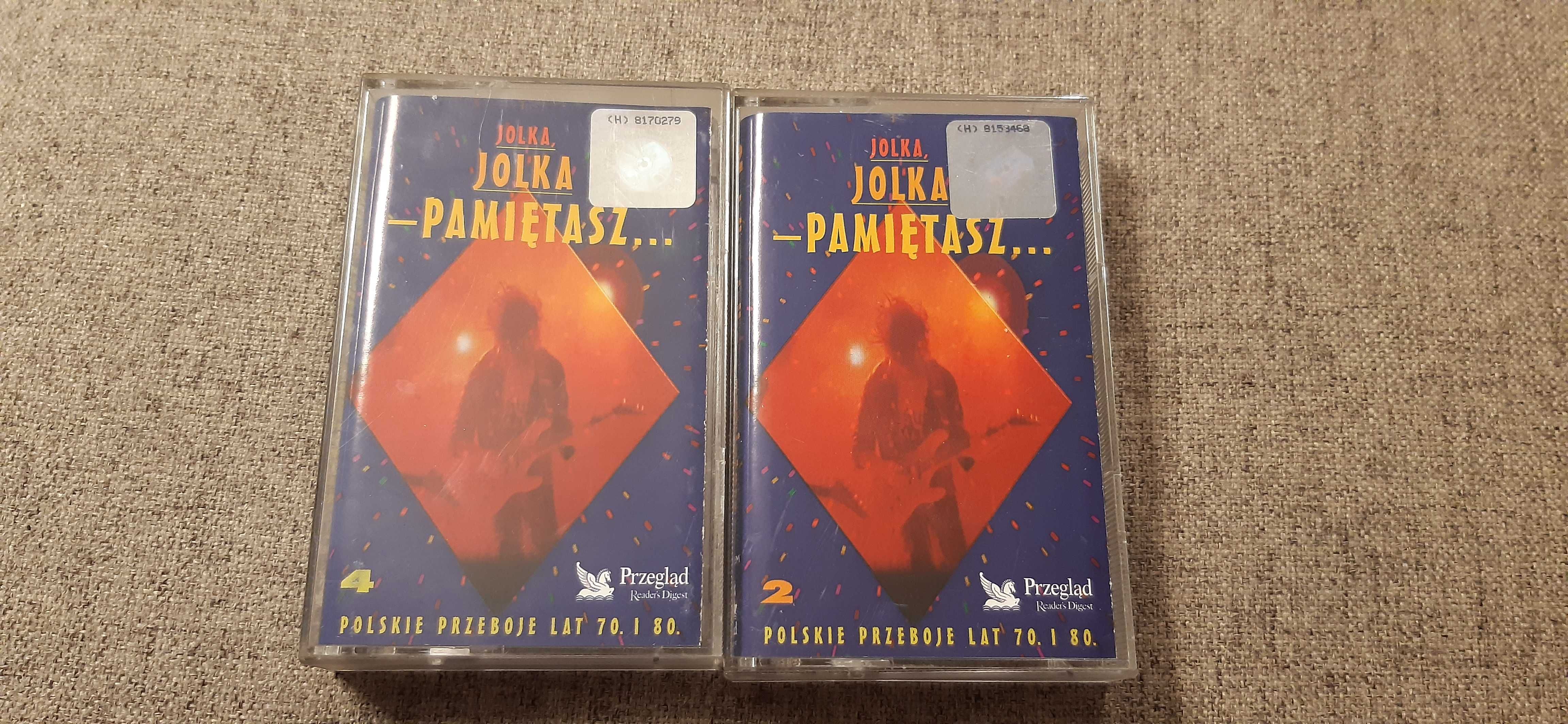 kasety jolka pamiętasz przeboje lat 70 i 80 część 2 i 4 , 2 kasety