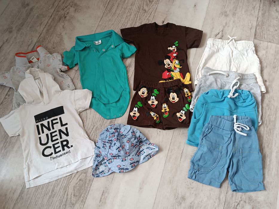 Лот речей на літо,для хлопчика 74-80