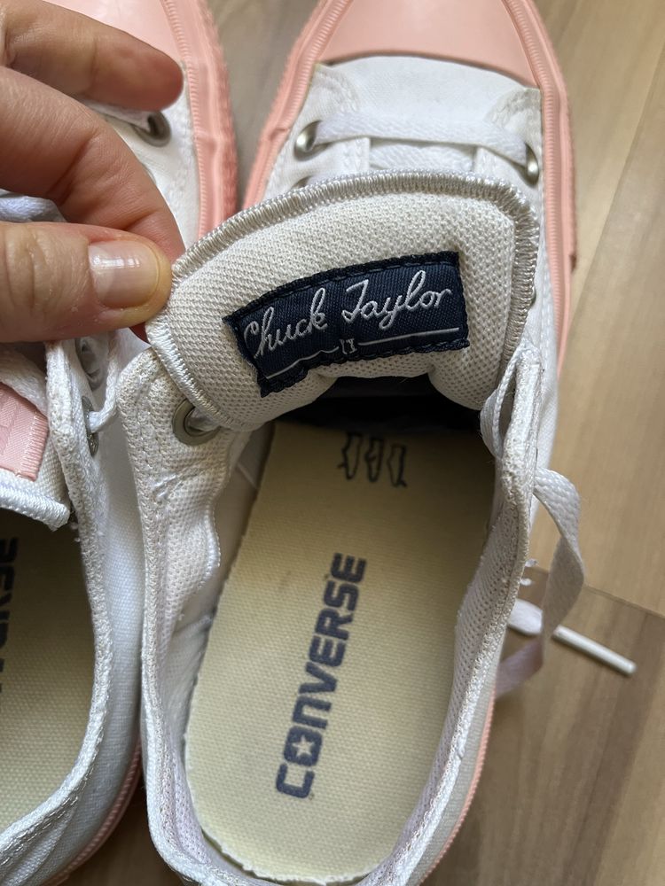 Converse Chuck Taylor All Star II OX biało różowe 37 niskie