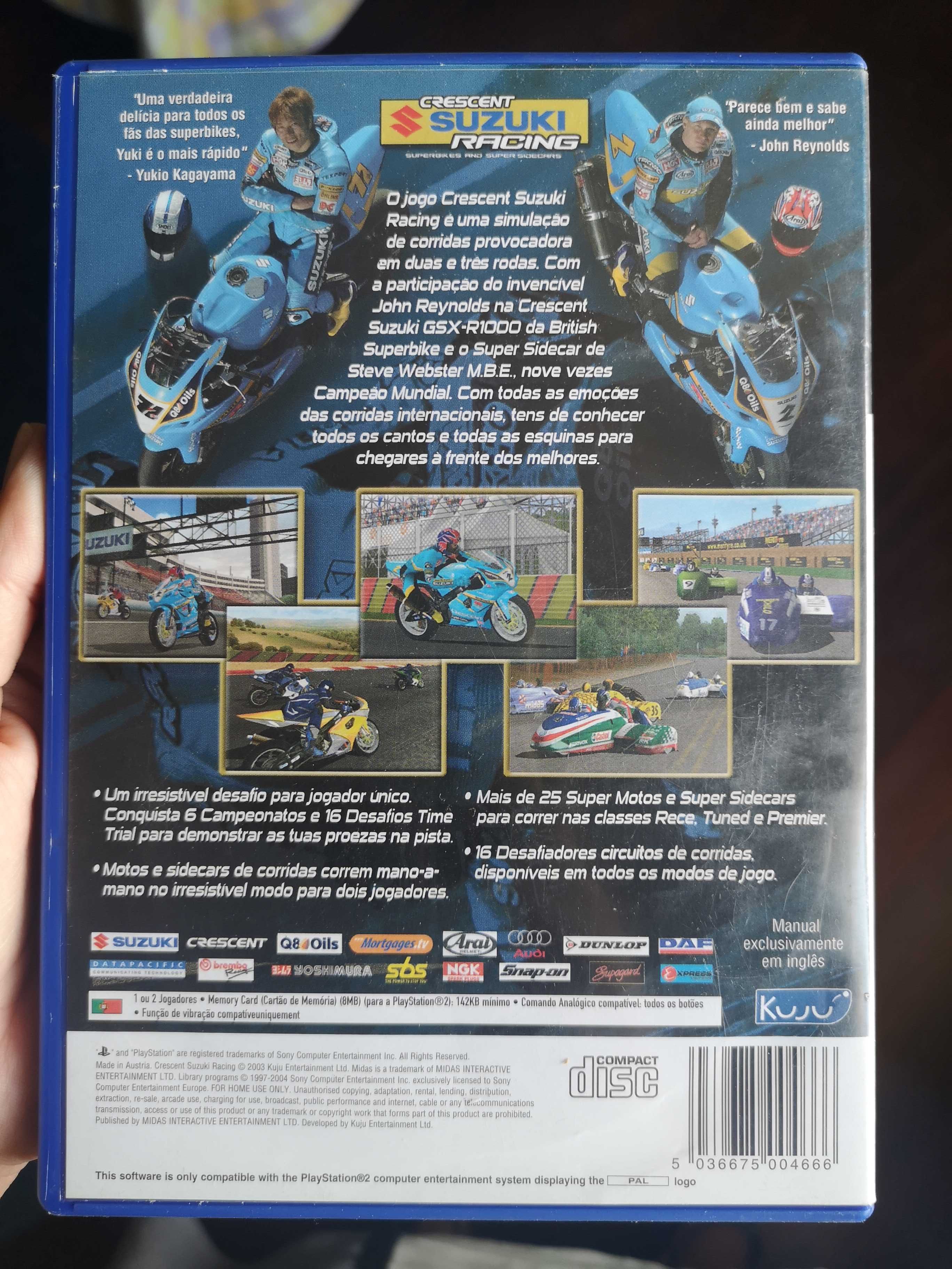 Crescent Suzuki Racing Superbikes and Super Sidecars (PS2)