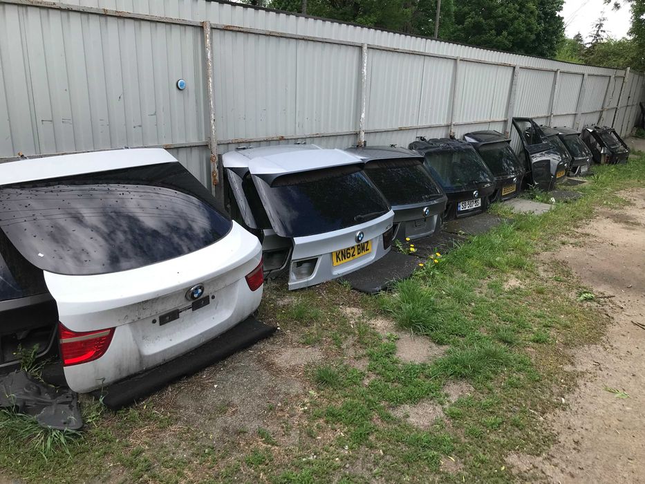BMW X5 X6 E70 E71 E53 Алюминиевые пороги М пакет пластиковые Шрот