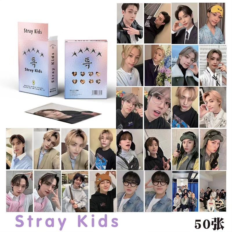 Популярні К-поп K-pop іграшки 21см, картки Stray Kids
