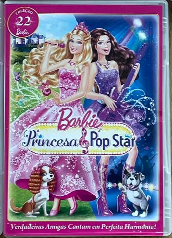 DVD Barbie e a Princesa Pop Star Novo