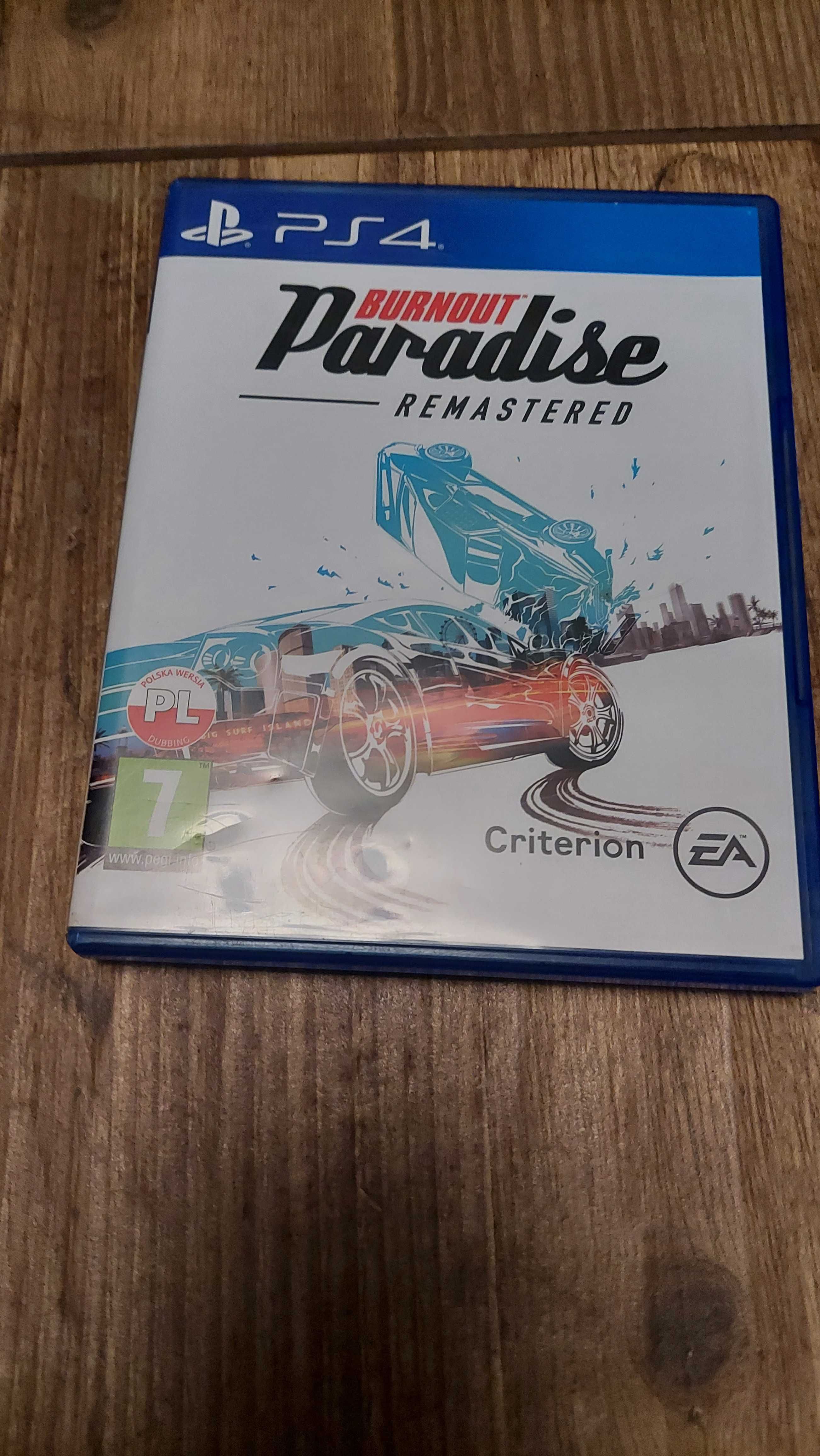 Gra na Ps4 Burnout Paradise