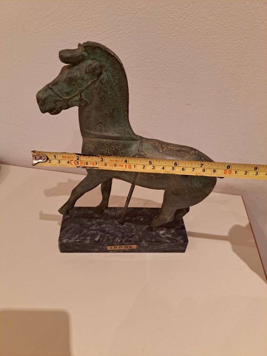 Бронзова статуя кінь Made in Greece