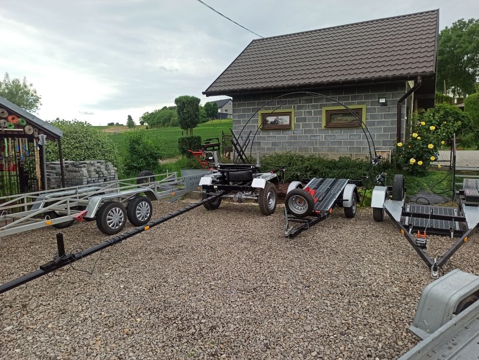 WYNAJEM PRZYCZEP, LAWET, DŁUŻYC, KŁONIC DMC 750,1300,2000 kg,brak kauc