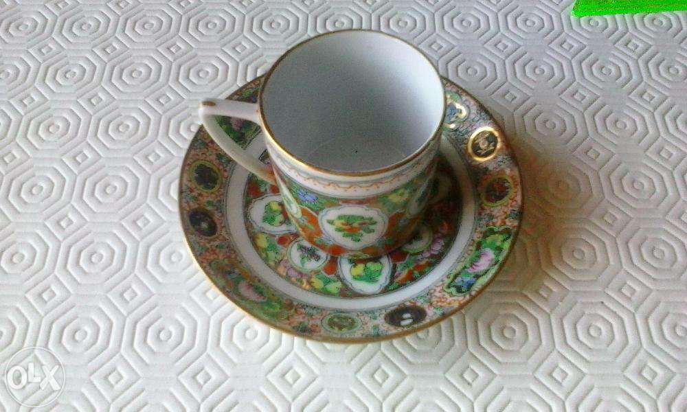 Chávena Chinesa pintada à mão, 2ª metade séc.XX