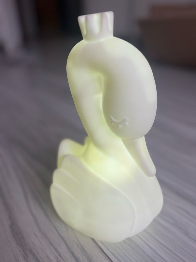 Lampka nocna łabędz