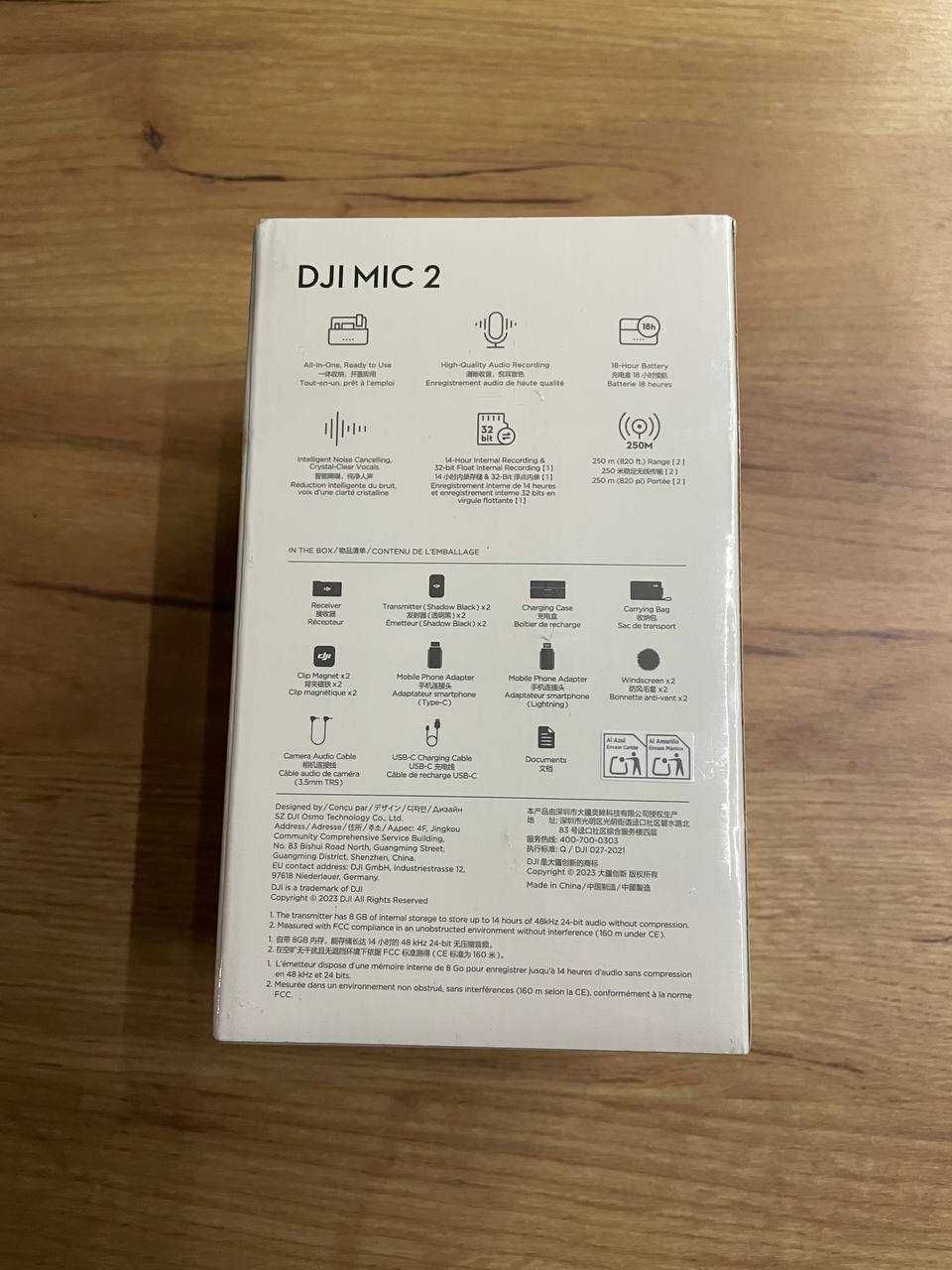 Мікрофонна радіосистема DJI Mic 2 2TX+1RX (CP.RN.00000325.01)