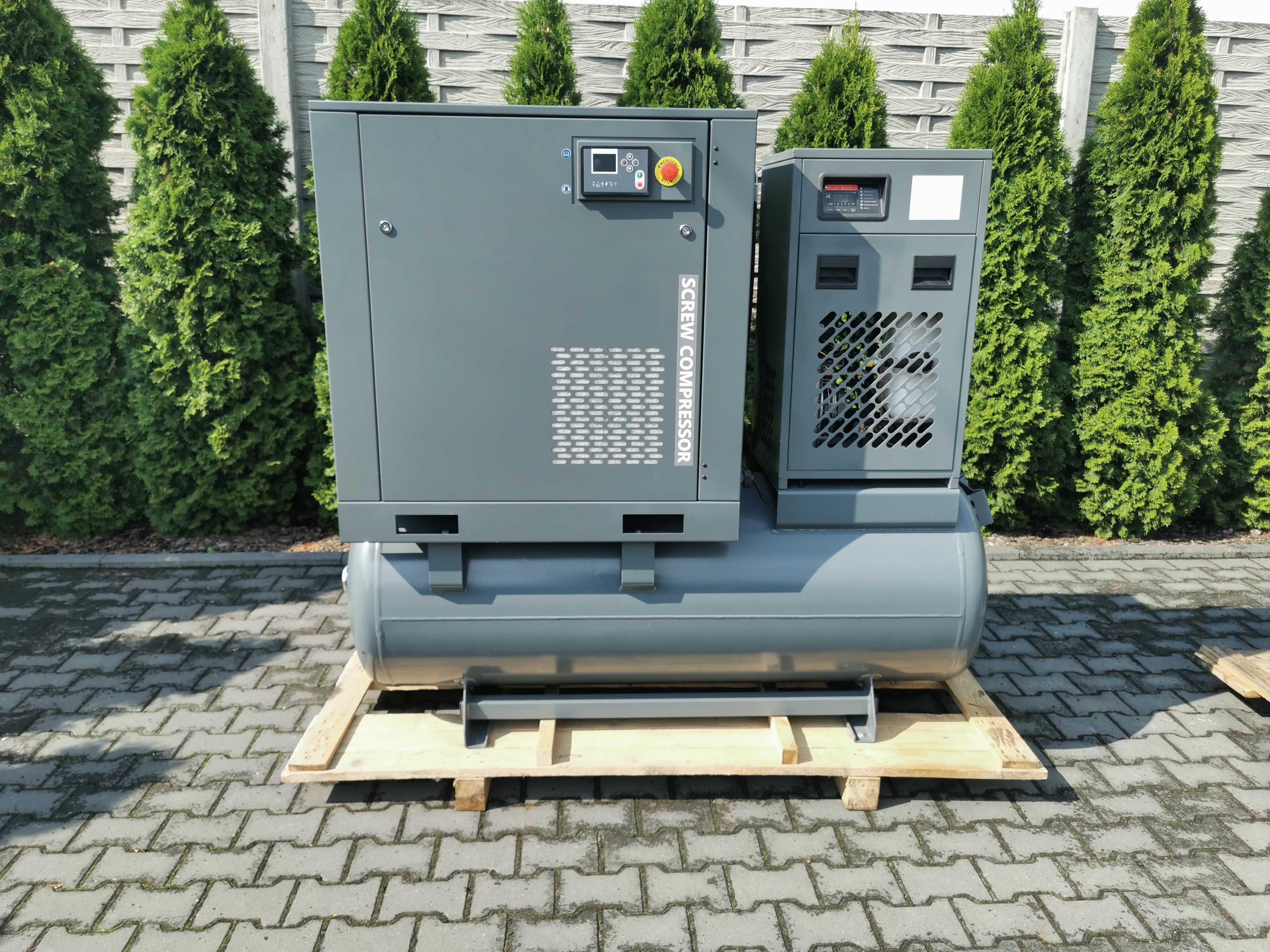 2022r  416h!! 13 BAR! 11kw Sprężarka śrubowa WALTER kompresor OSUSZACZ