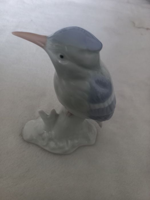 Figurka porcelanowa ptak Zimorodek