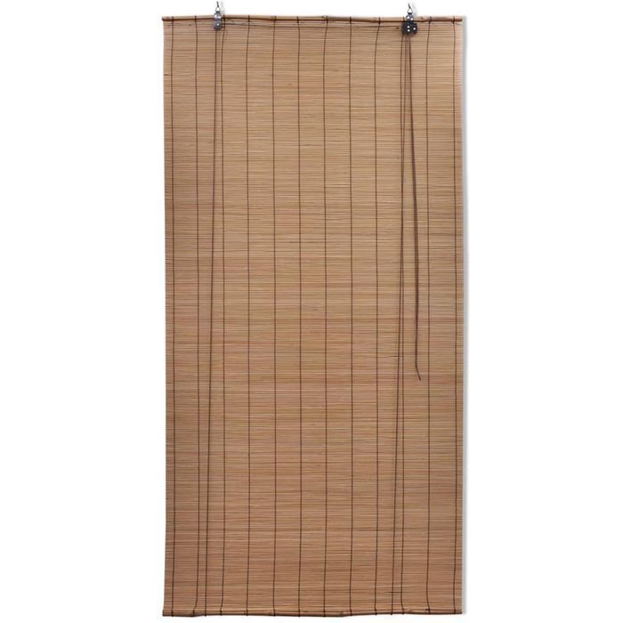 Vidaxl Roleta Bambusowa, 80 X 220 Cm, Brązowa