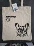 Torba shopper, bawełna, Buldog