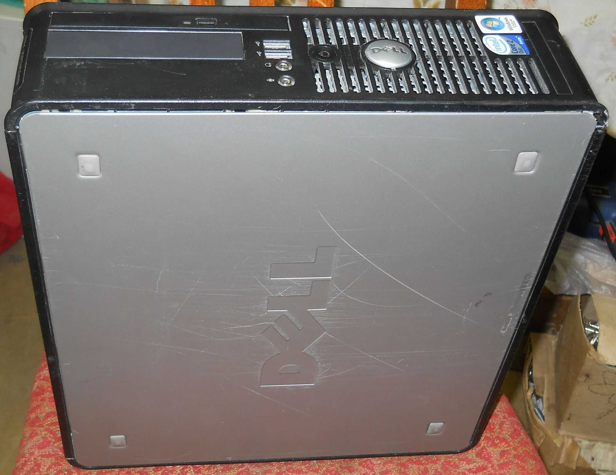 Dell-Pentium D 3.4 гГц-ОЗУ 1 гБ-HDD 80 гБ-CD-Net-Video-Audio-USB-Win10