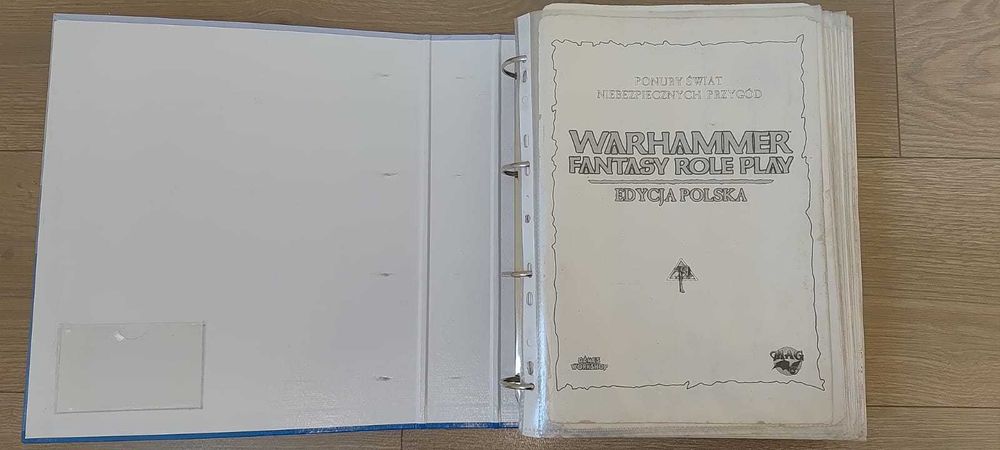 Warhammer Fantasy Role Play Polska Pierwsza Edycja.