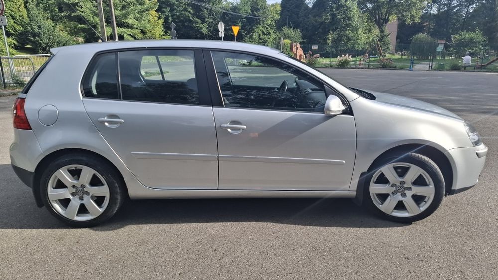 VW Golf V 5 1.6 MPI 102 KM Srebrny 5 drzwi Hak 2005