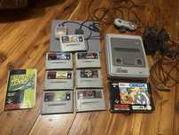 Konsola super nintendo + 7 gier