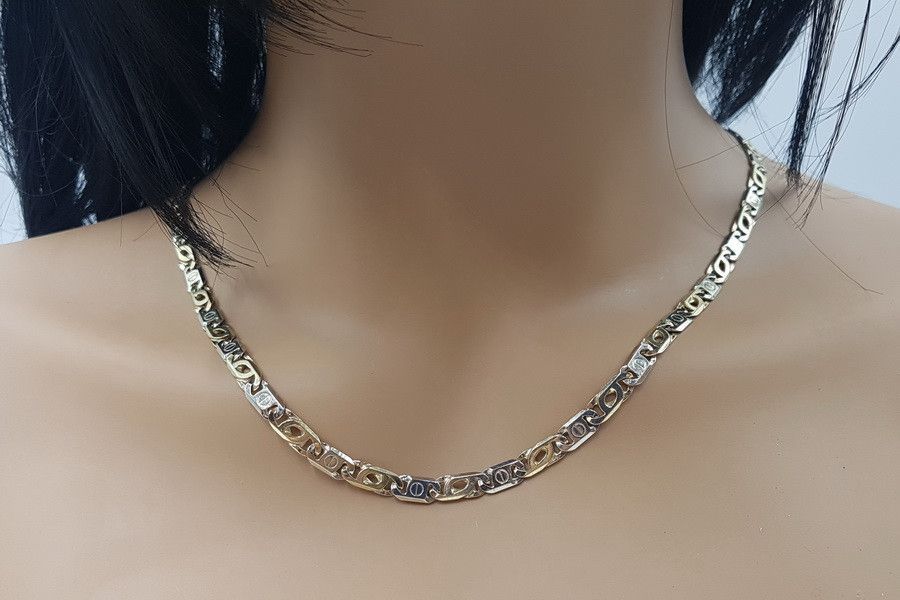 Złoty łańcuszek 14k 585 Cartier Tugrysie oko cc031yw 40g K