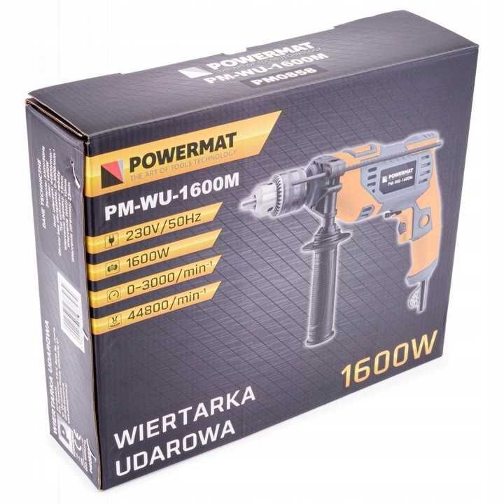 WIERTARKA elektryczna udarowa 1600W 1642