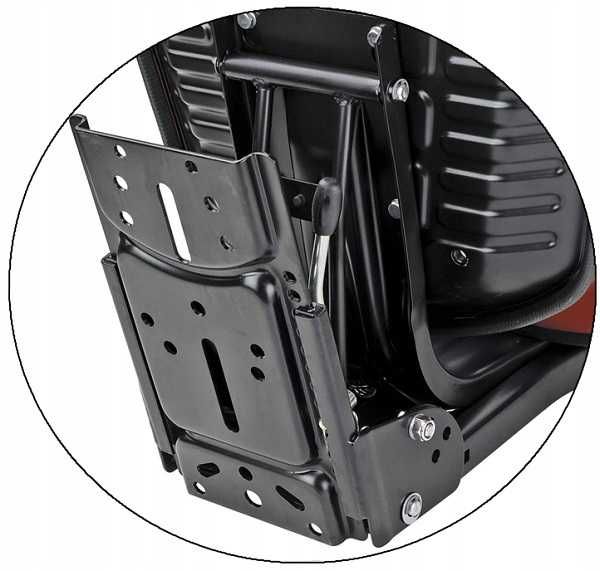 Siedzenie fotel URSUS C-330 C-360 T-25 ZETOR MF solidne czarne