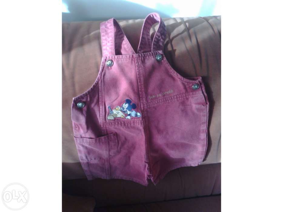Jardineiras disney 12m