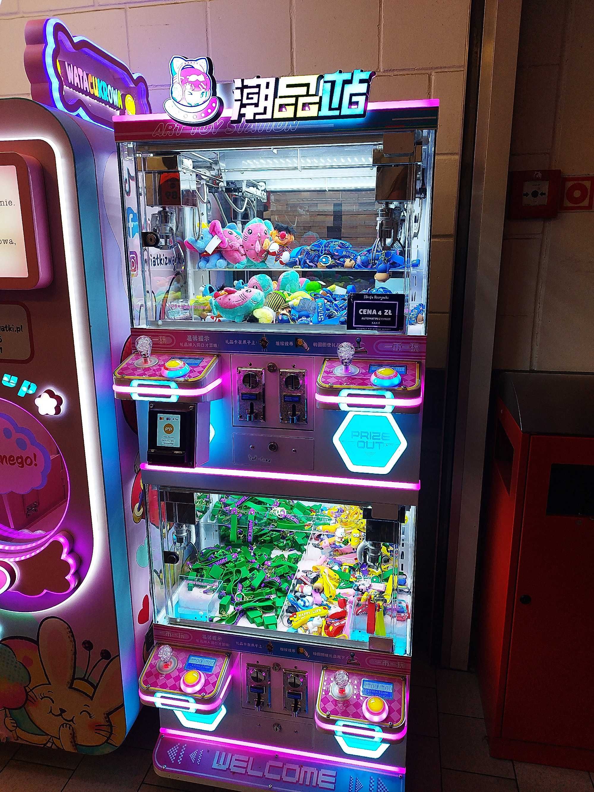 Automat zarobkowy Łapa szczęścia (różne wzory)