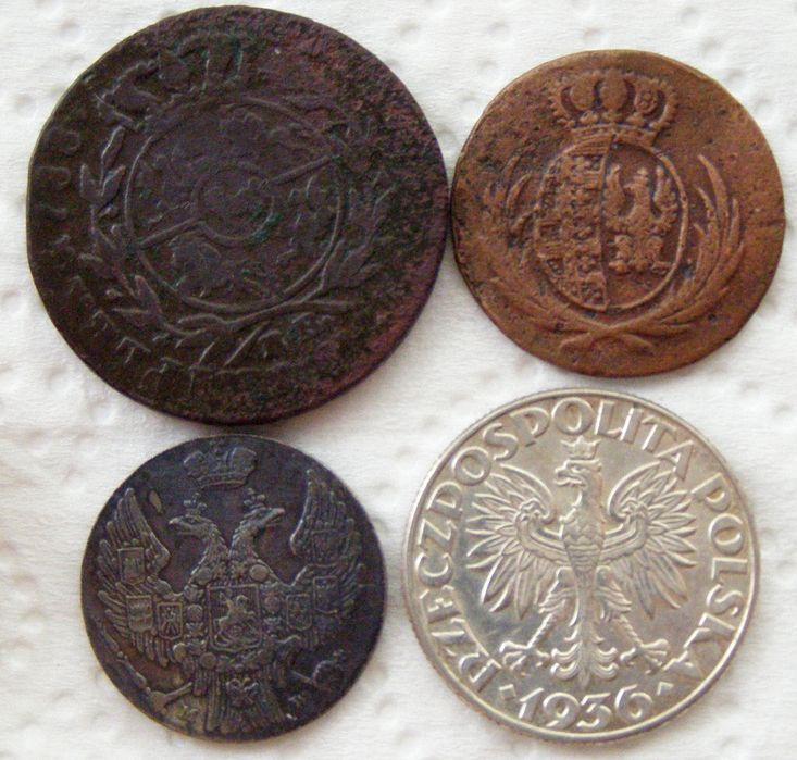 Banknoty monety  Polska 1946 r. Austro-węgry tanio