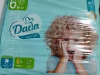 підгузки dada extra soft 6 для дітей з вагою 16+ кг