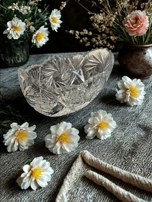 Półmisek szklany kryształowy stan idealny