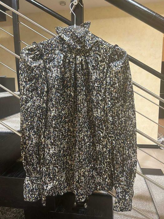 D&G шелковая блузка dolche&gabbana  рубашка c