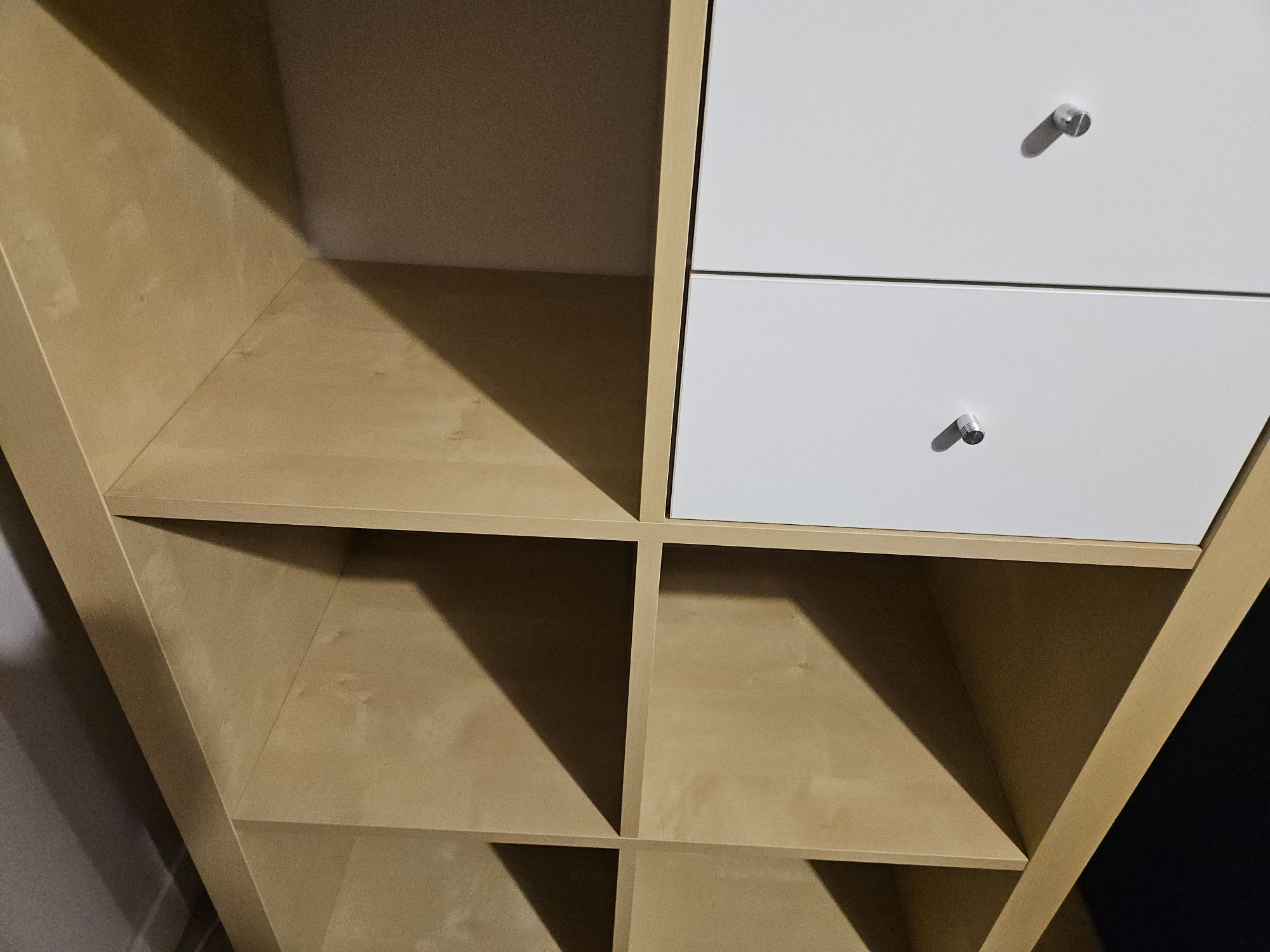 Ikea Kallax 77x147 + 2 szuflady i drzwiczki