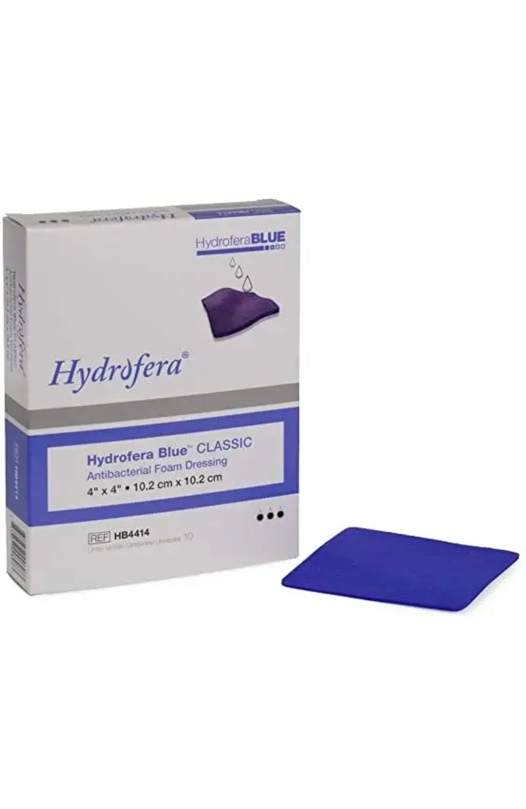 Hydrofera Blue 10х10см - Бактериостатическая, поглощающая повязка

Цен