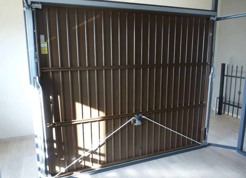 Brama uchylna garażowa 3000x2100 antracyt brąz szary