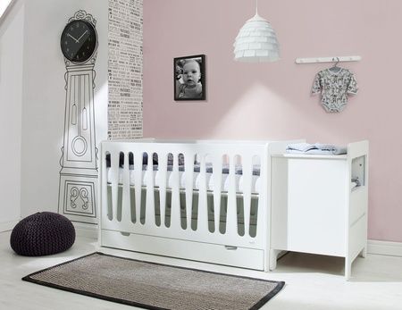 Komoda Pinio Moon 2 szuflady szafka dziecięcy pokoj przewijak