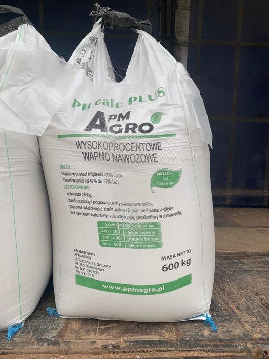 Wapno nawozowe granulowane certyfikowane