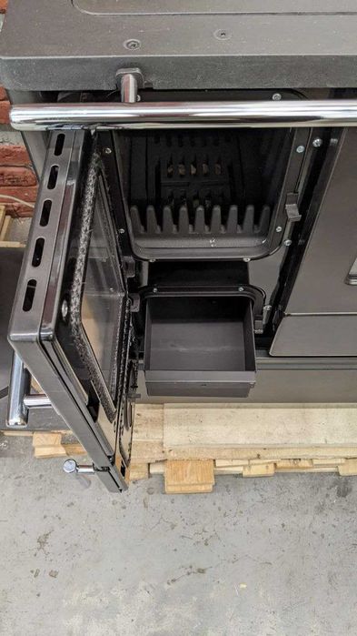 Чавунна піч на дровах з духовкою і варильною поверхнею Alfa-Plam 85G