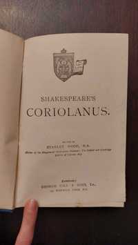 Livro colecção Coriolanus Shakespeare