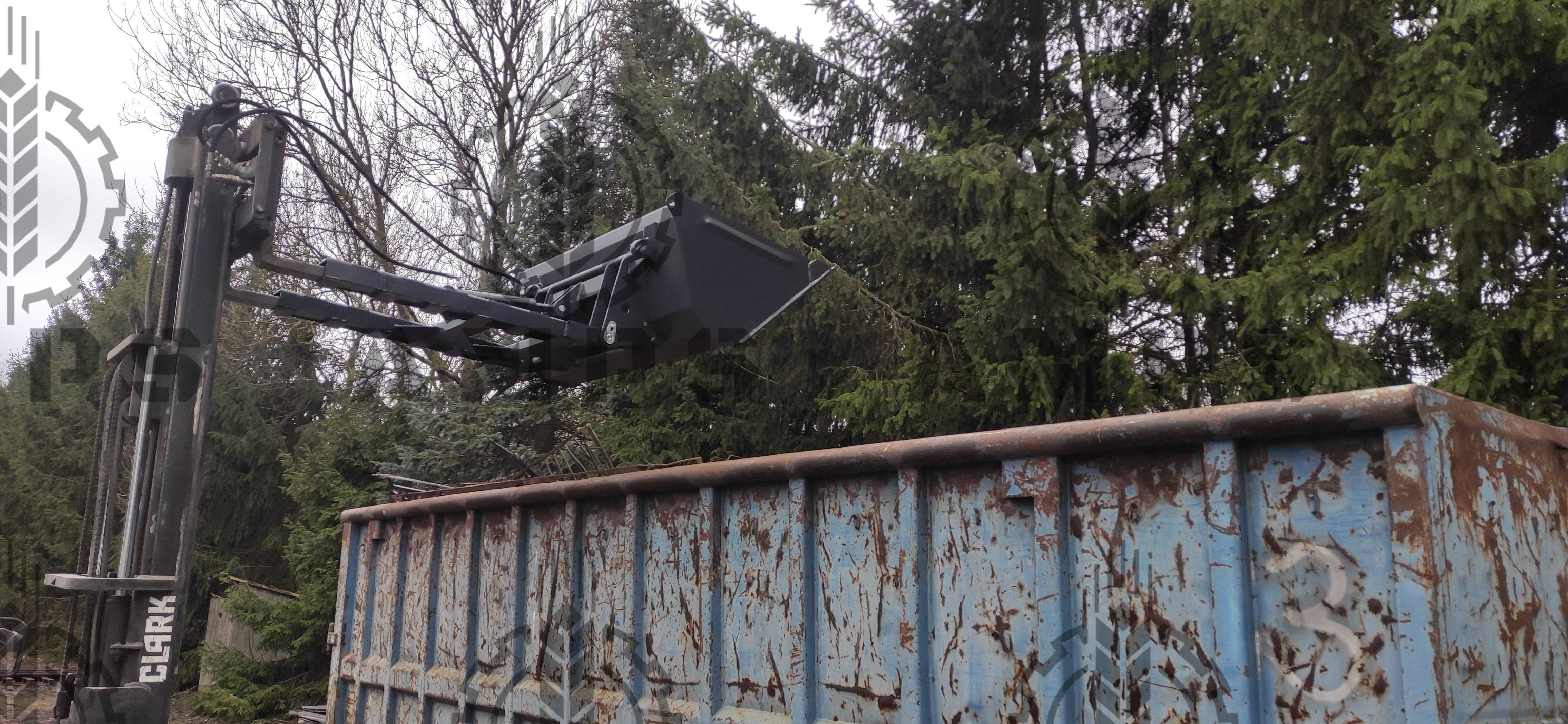 Łyżka na wózek widłowy 1,35m