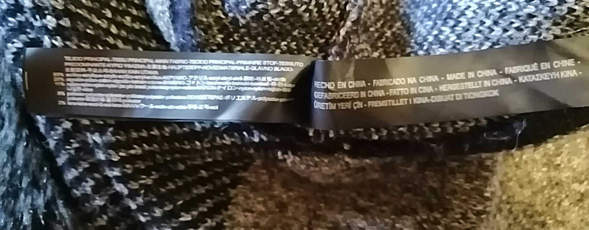 пончо куртка женская вязанная большой размер ZARA Knit