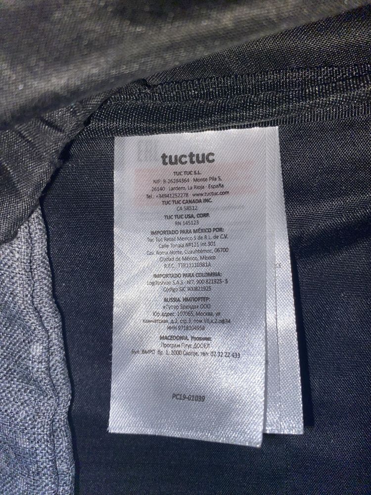 Mochila Tuc Tuc em Óptimo Estado c/ Acessórios
