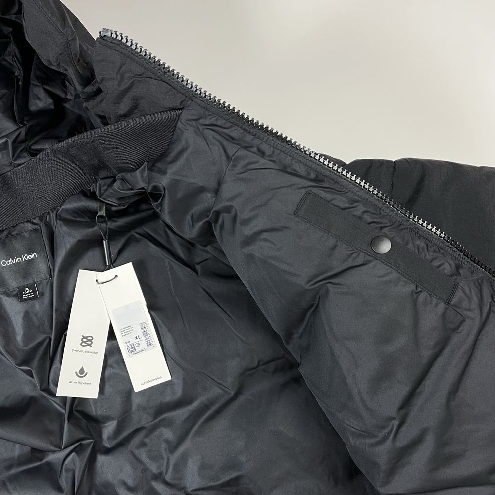 ОРИГІНАЛ пуховик Calvin Klein куртка зимова чоловічий XL чорний ХЛ