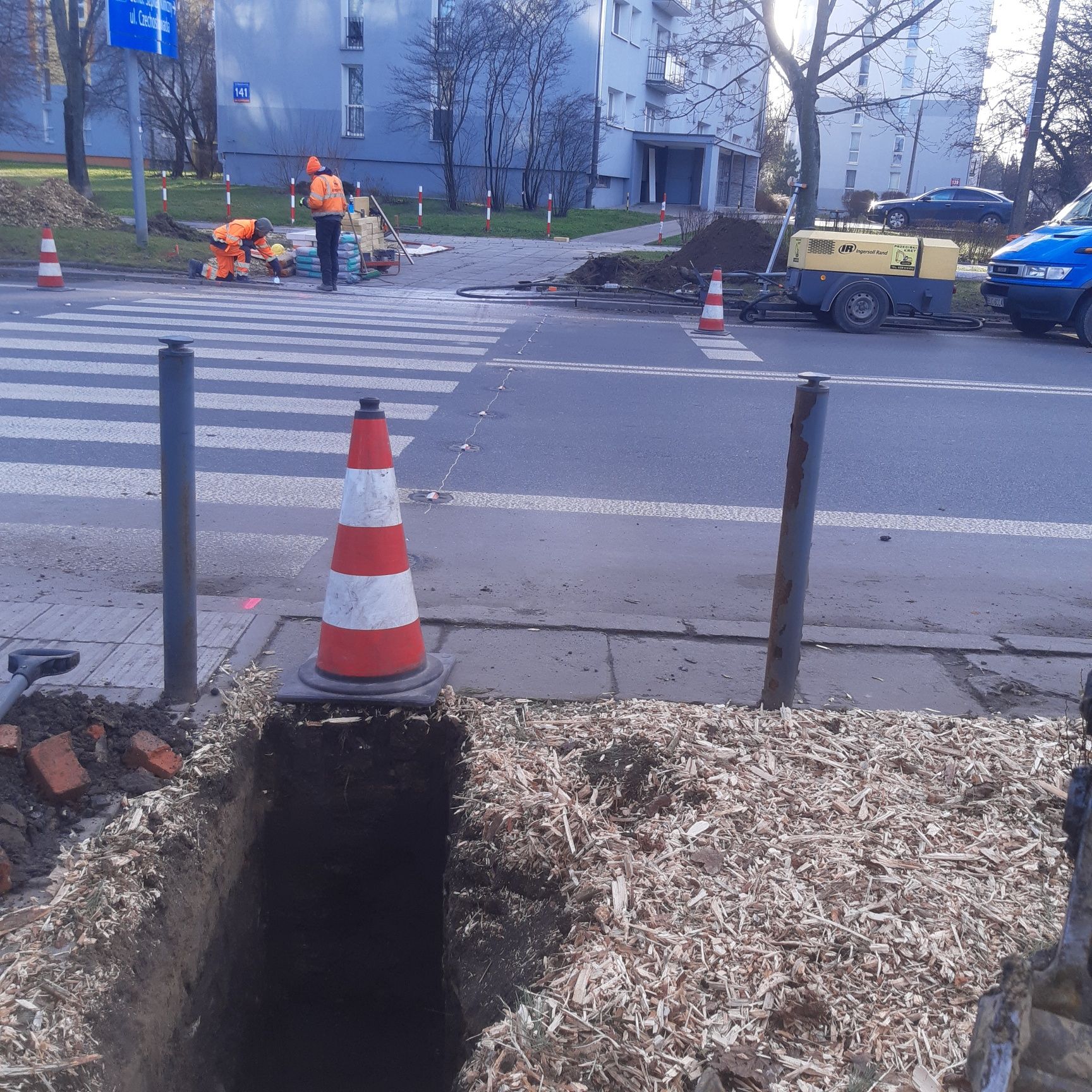 Usługi minikoparki przeciski przewierty kret przylacz wody